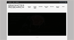 Desktop Screenshot of graymatter-research.com